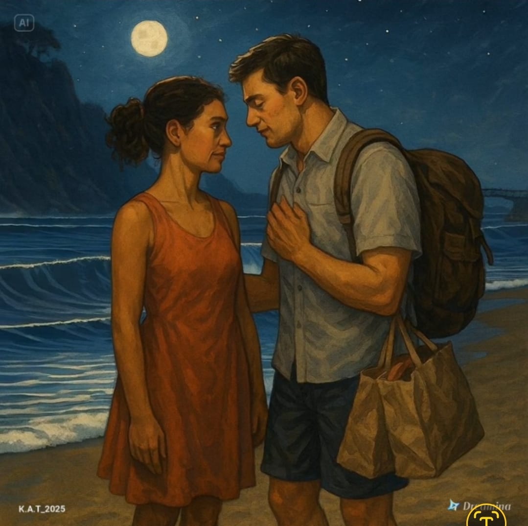 Jejak Ombak dan Gadis Pantai