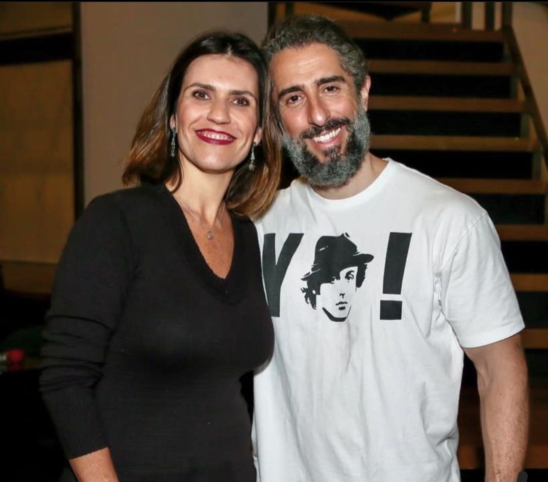 Cíntia Araium e Marcos Mion em festa comemorativa (Foto: Instagram @cintiaaraium)