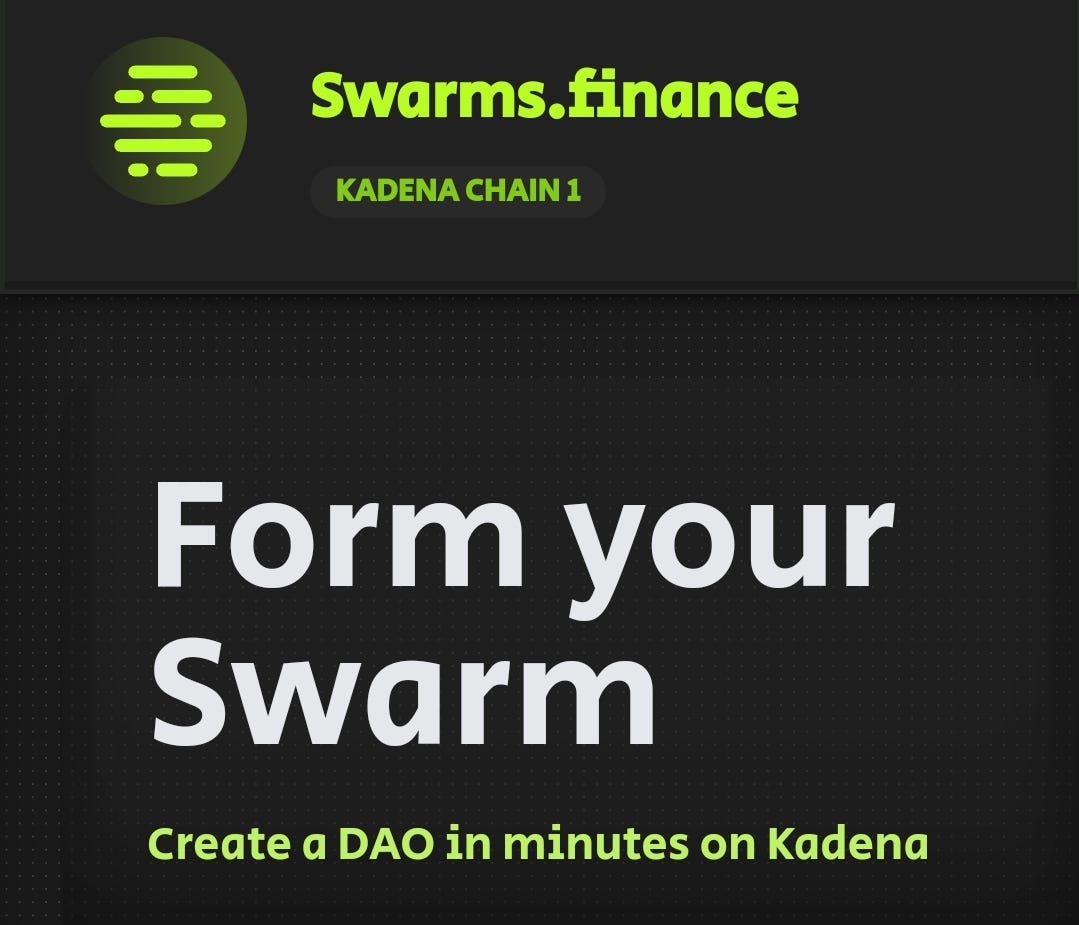 Briefly on Swarms.Finance on Kadena Blockchain by Adisa Jelenke Dec