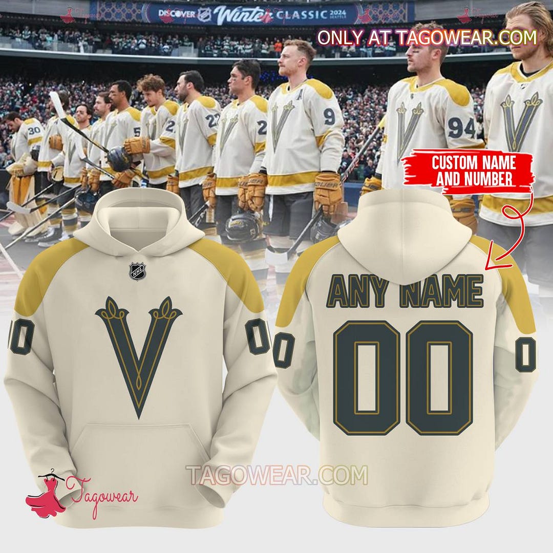 NHL Vegas Golden Knights Winter Classic 2024 Hoodie Custom Name And
