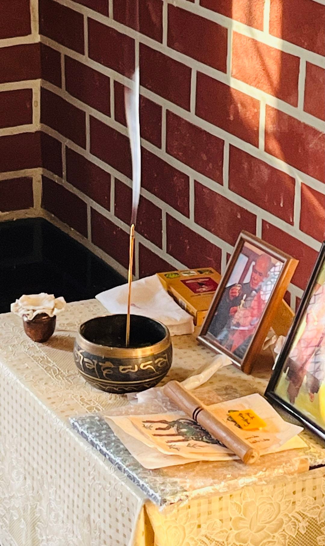 Incense and TeaCup. If our life is arranged in sentences… by Shyam