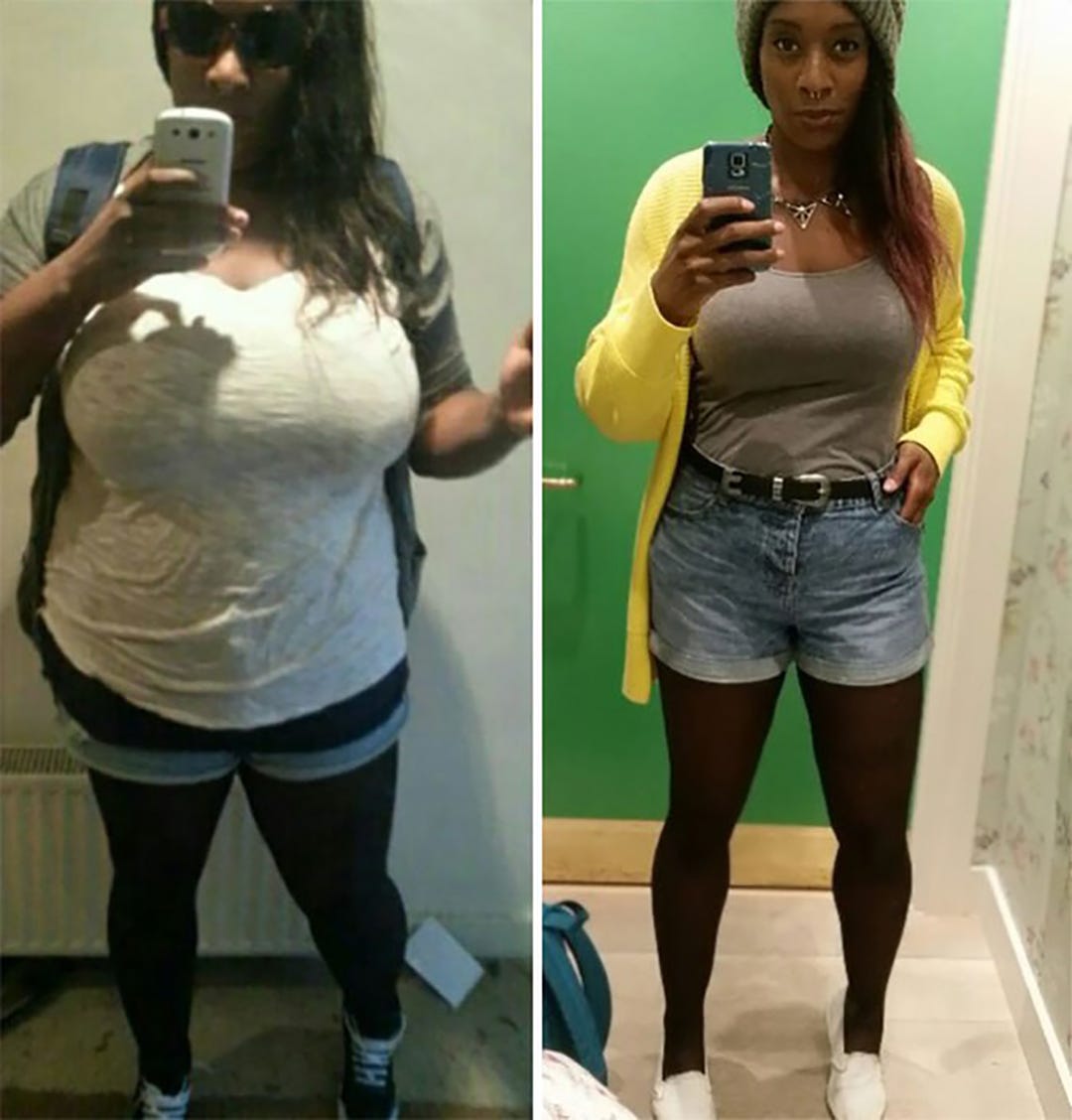 Толстые женщины до и после