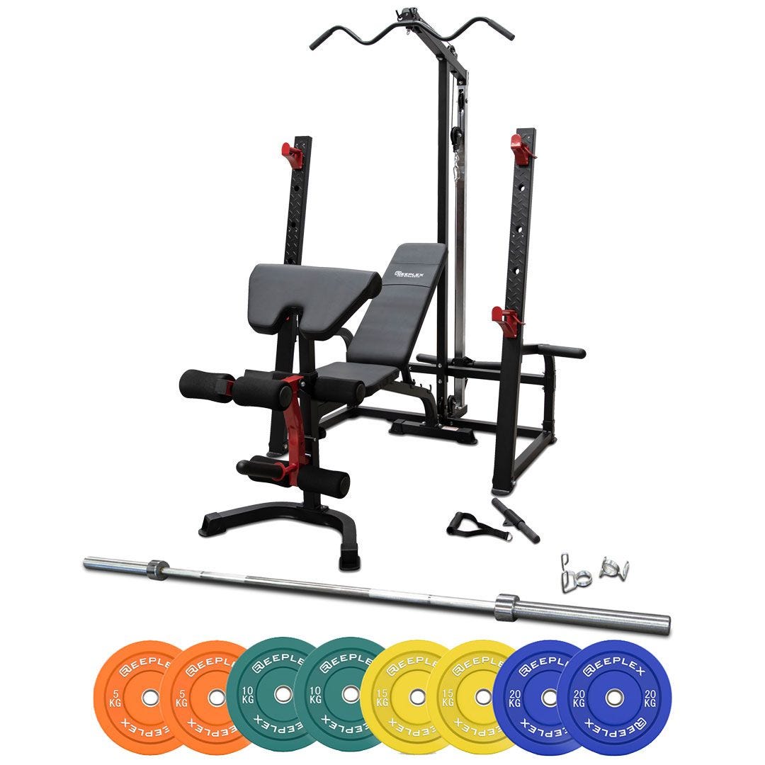 DIY Adjustable Bench Press - step by step - home gym equipment 
