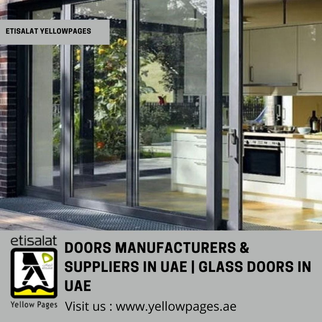 Doors Manufacturers & Suppliers in UAE Glass Doors in UAE Nishant