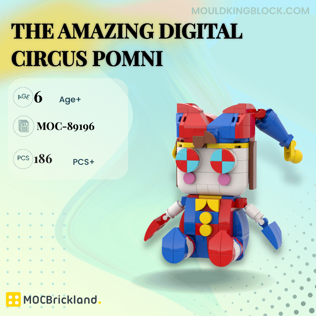 MOCBRICKLAND 89196 The Amazing Digital Circus Pomni Building Block | by  Mouldking Block Merchandise Store | Medium