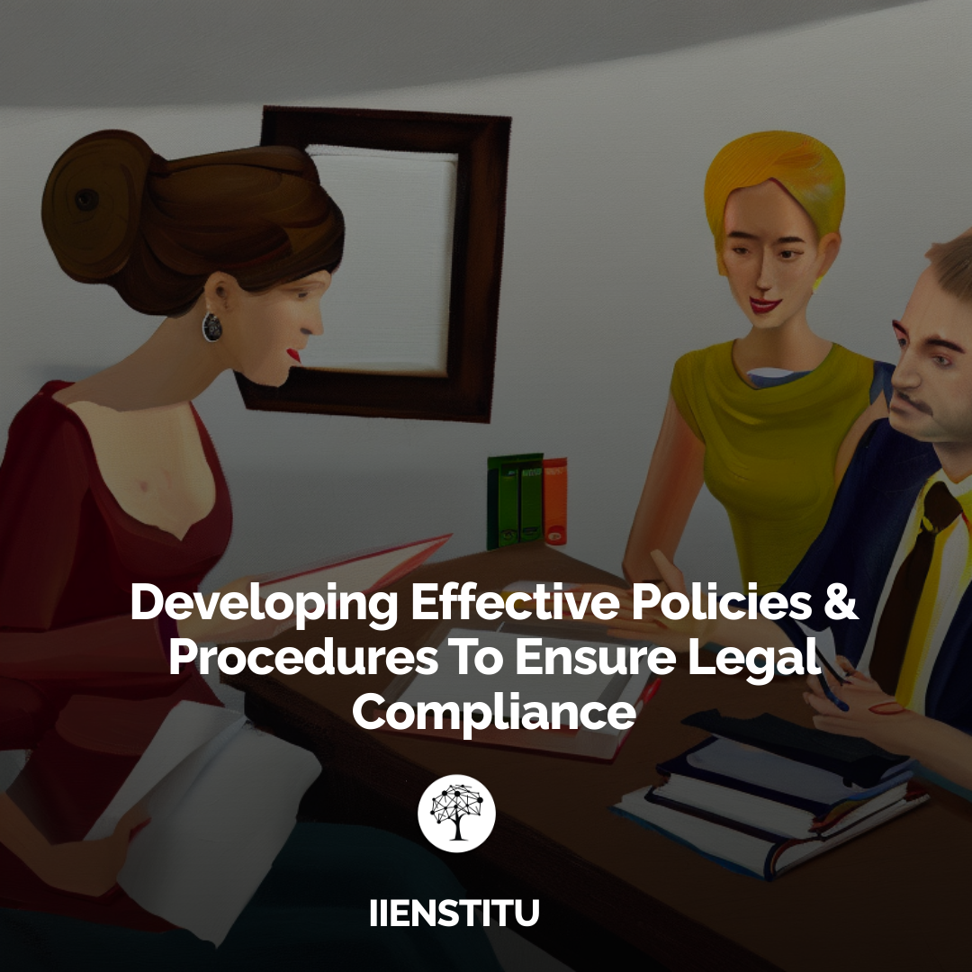 Developing Effective Policies Procedures To Ensure Legal Compliance By IIENSTITU Feb 2023 