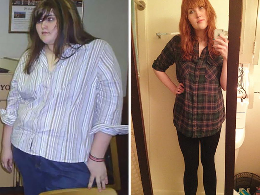 Похудение до и после фото