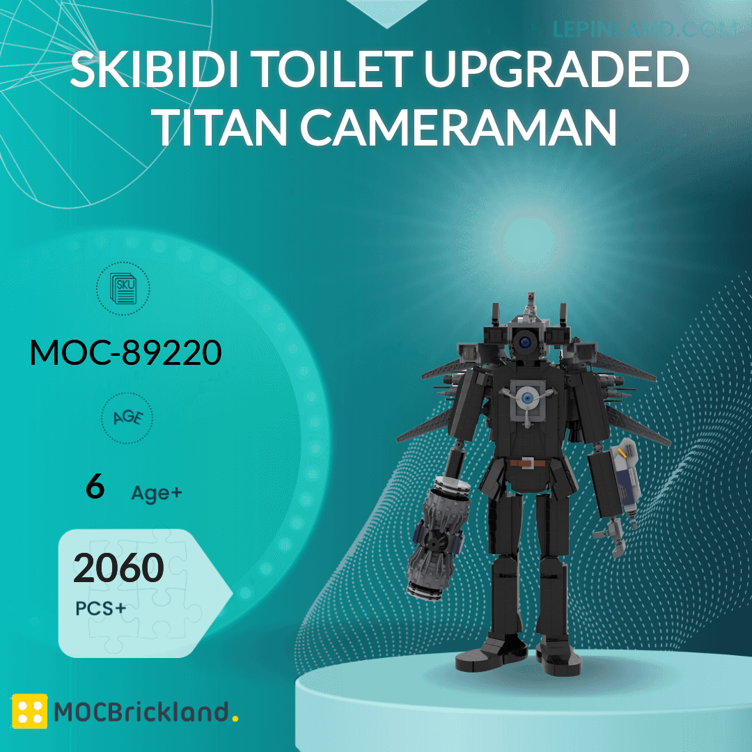 MOC Titan Camerman From Funny Anime Videos:For Skibidi Toilet ,444