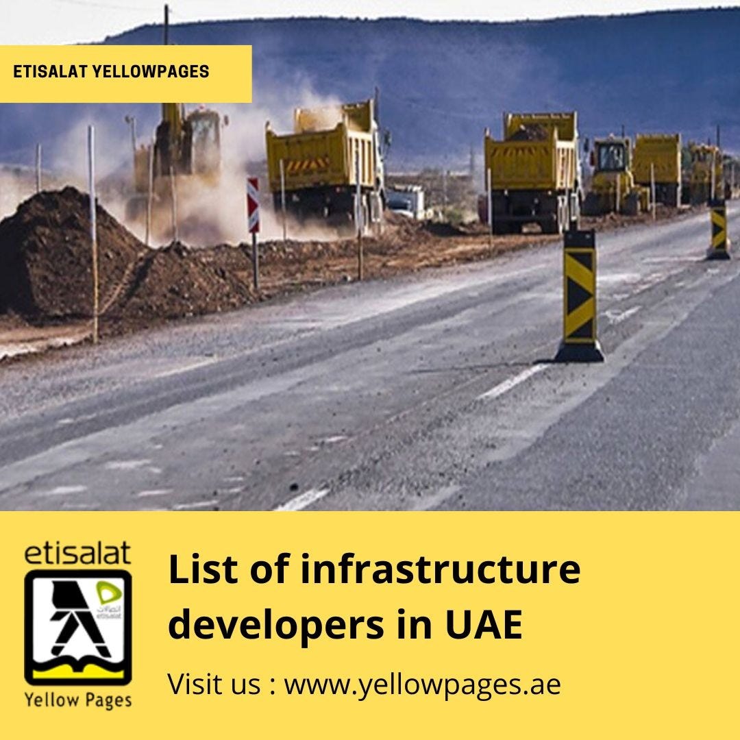 List of infrastructure developers in UAE Rakesh Tondon Medium