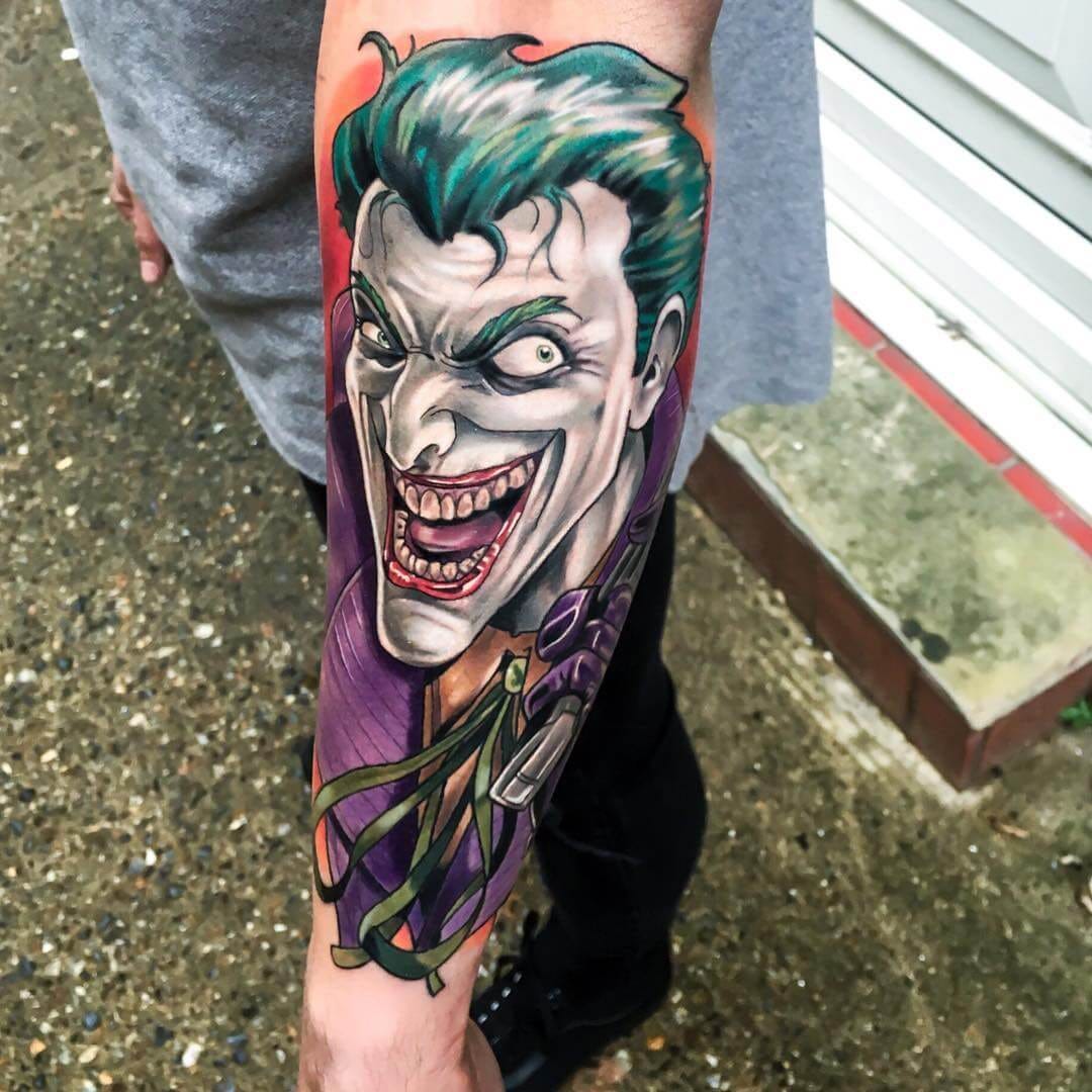 Share more than 75 heath ledger joker tattoo ideas latest - in.coedo.com.vn