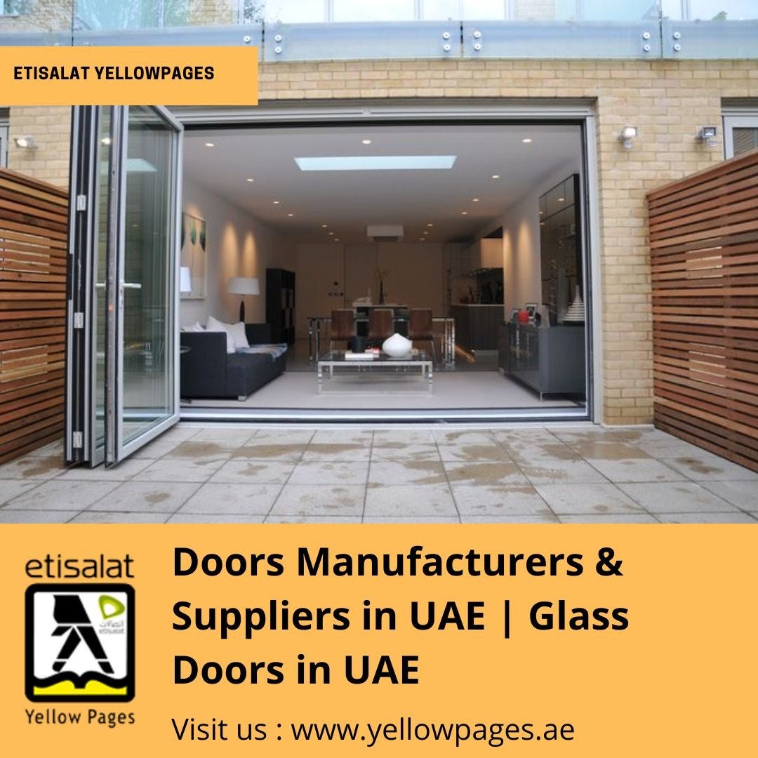 Doors Manufacturers & Suppliers in UAE Glass Doors in UAE Monty