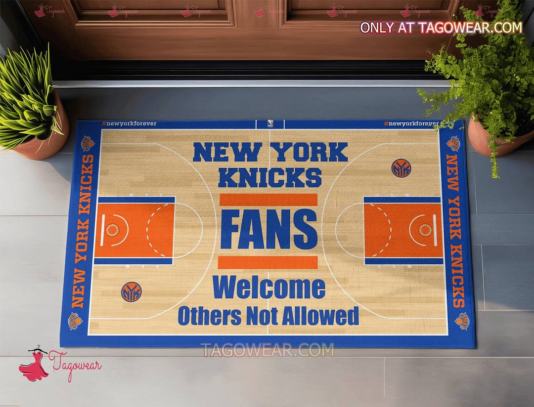 New York Knicks Fans Exclusive Doormat for Passionate