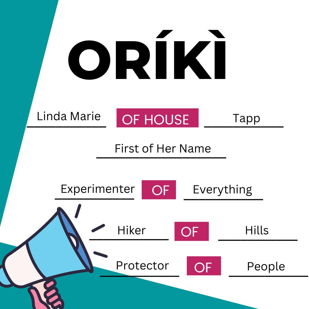 Oríkì. Praise Poetry for Everyone by Linda Tapp Medium