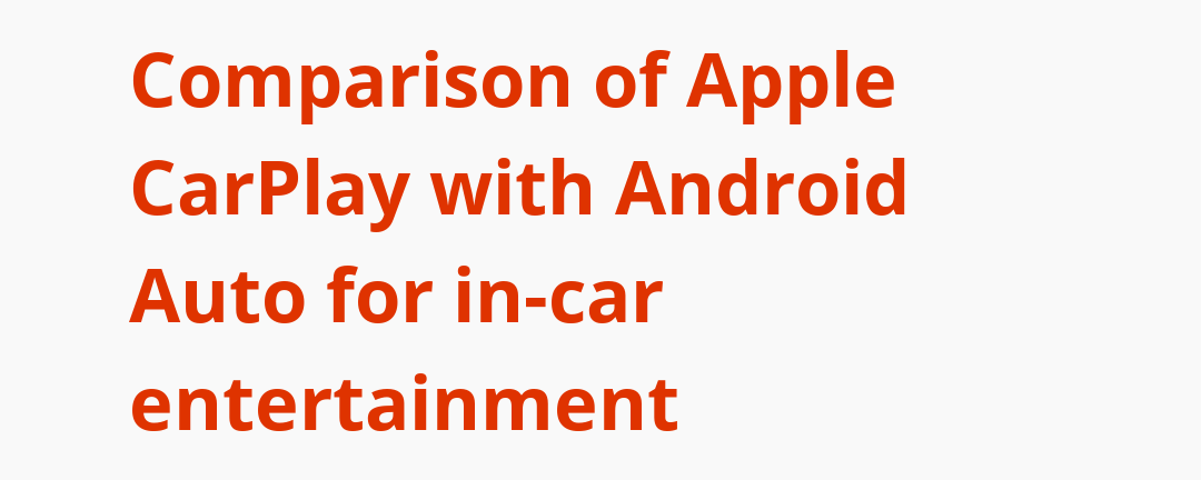 Apple CarPlay vs Android Auto: Is there really a difference?