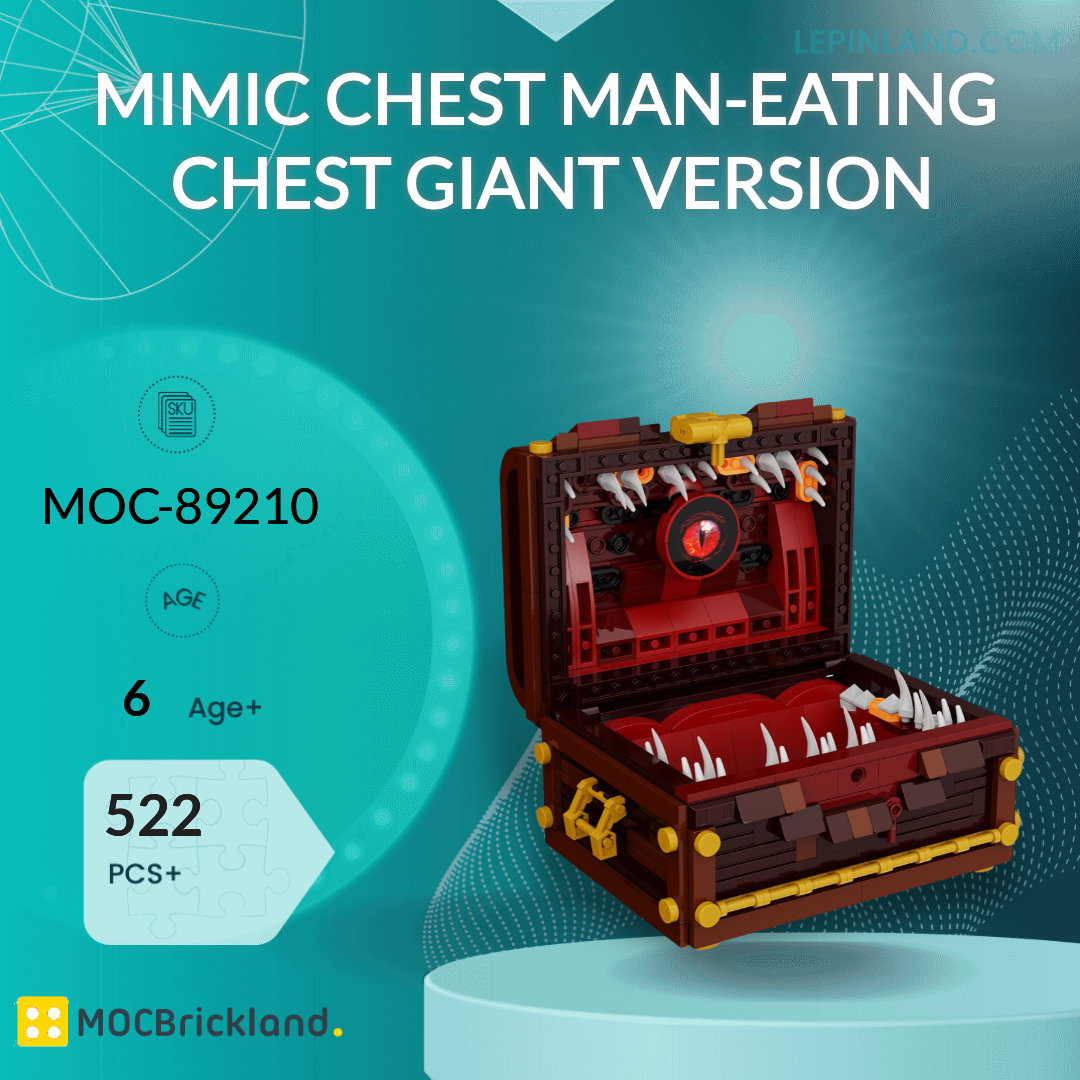 Movies And Games MOCBRICKLAND 89210 Mimic Chest Man Eating Chest Giant movies-and-games-mocbrickland-89210-mimic-chest-man-eating-chest-giant