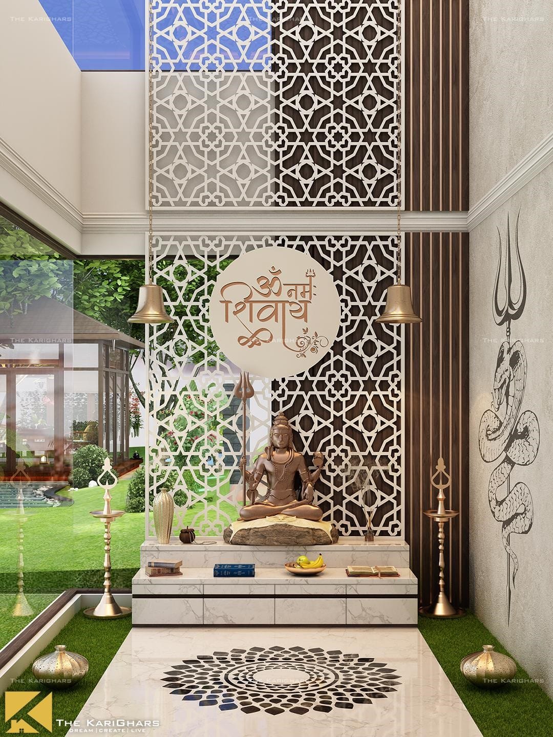 Mandir Design For Contemporary Homes | by Karigharsinteriors | Medium