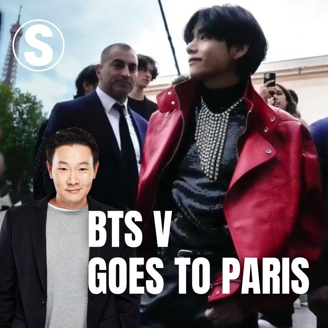 BTS V Goes to Paris with Lisa and Park Bo-gum - Sean Lim - Medium