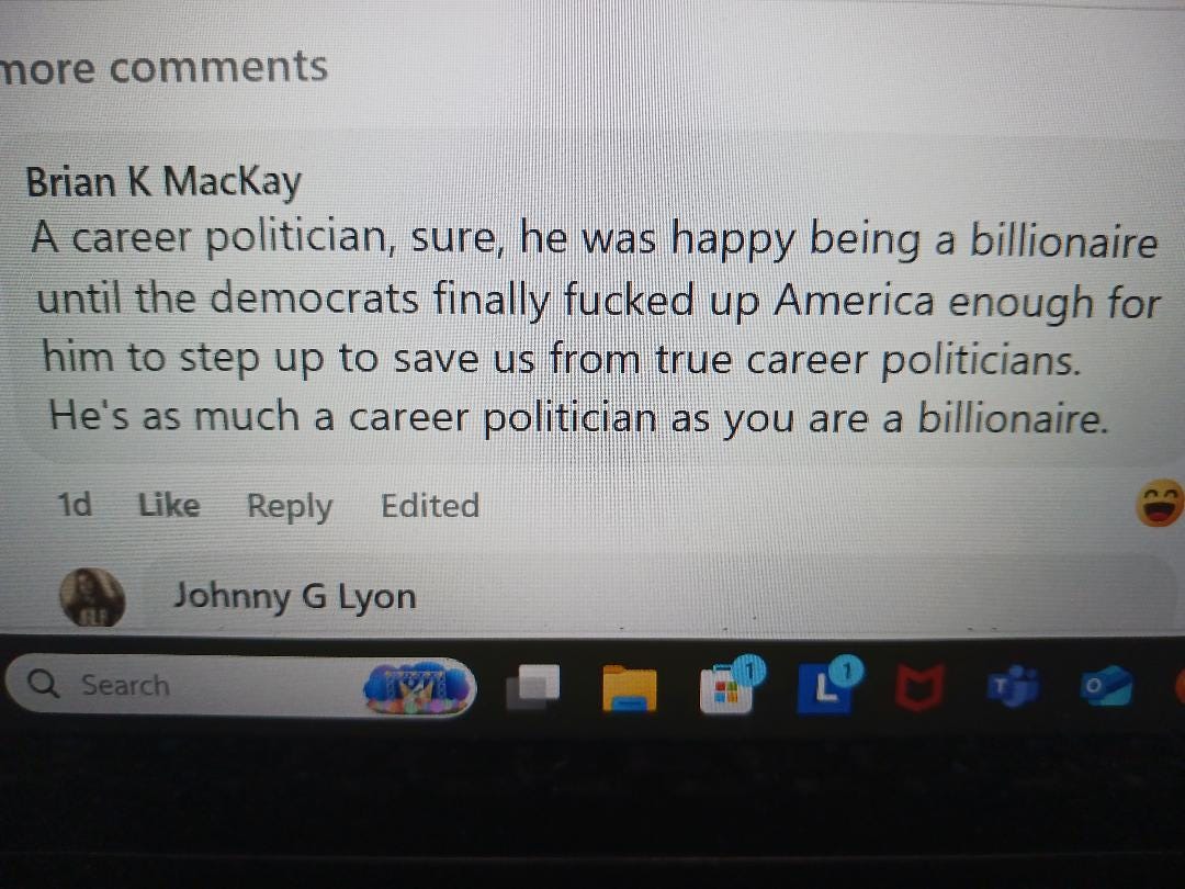 Gutting Another Aggrieved MAGA Incel’s Canard, and/or Calumny