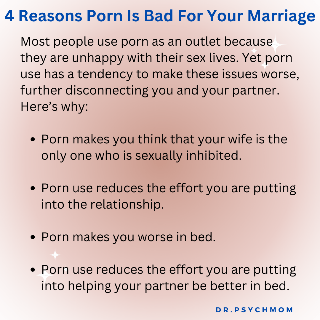 Four Reasons That Porn Is Bad For Your Marriage | by Dr. Samantha Rodman  Whiten (Dr. Psych Mom) | Medium