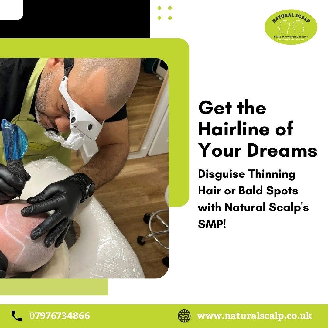 Make your dream hairline a reality Natural Scalp Natural Scalp Medium