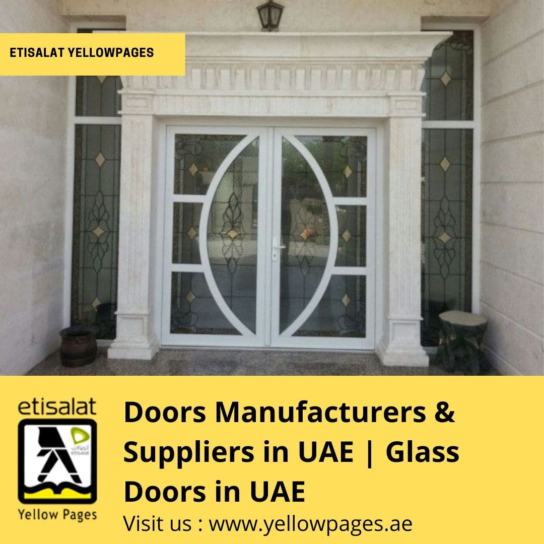 Doors Manufacturers & Suppliers in UAE Glass Doors in UAE Simon
