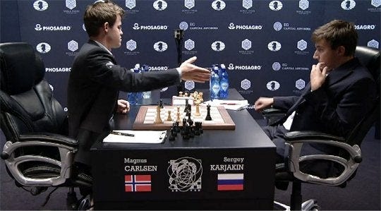 Campeonato Mundial de Xadrez 2018: Carlsen-Caruana 