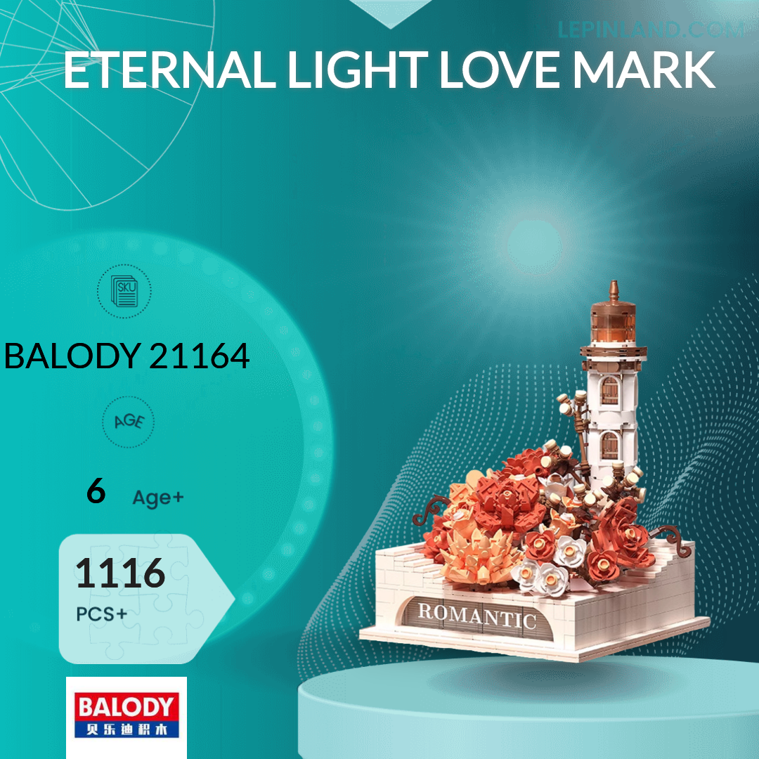Creator Expert BALODY 21164 ETERNAL LIGHT LOVE MARK by Lepin Land