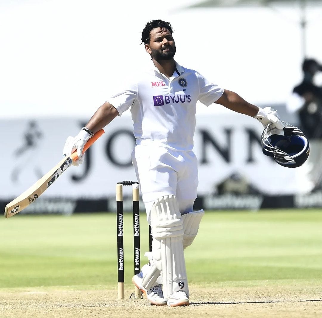 Rishabh Pant became the first Indian wicketkeeper to score a century in Tests on South African soil