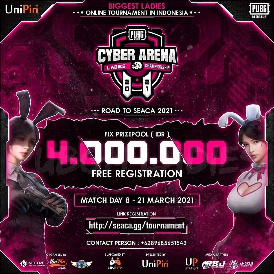 UniPin Adakan Turnamen PUBG Mobile Cyber Arena 2021 JAKARTA, MEDIAINI