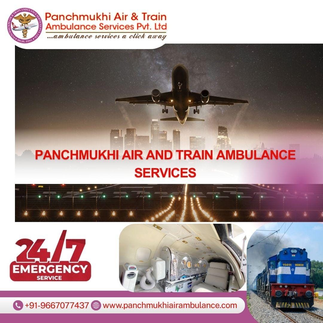 Conveniently Travel with ICU Level Care via Panchmukhi Air Ambulance Service in Ranchi