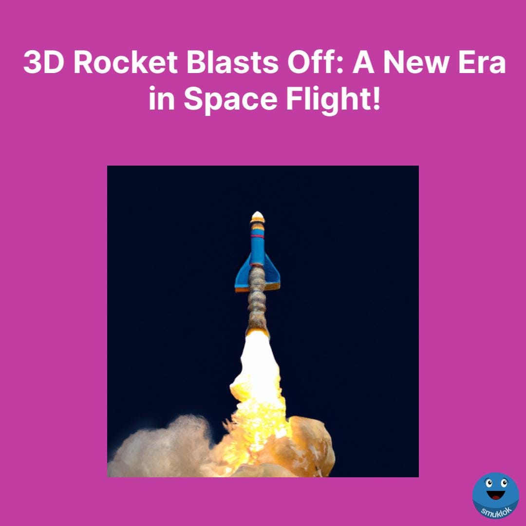 Experience the Future of Space Travel as World’s First 3DPrinted