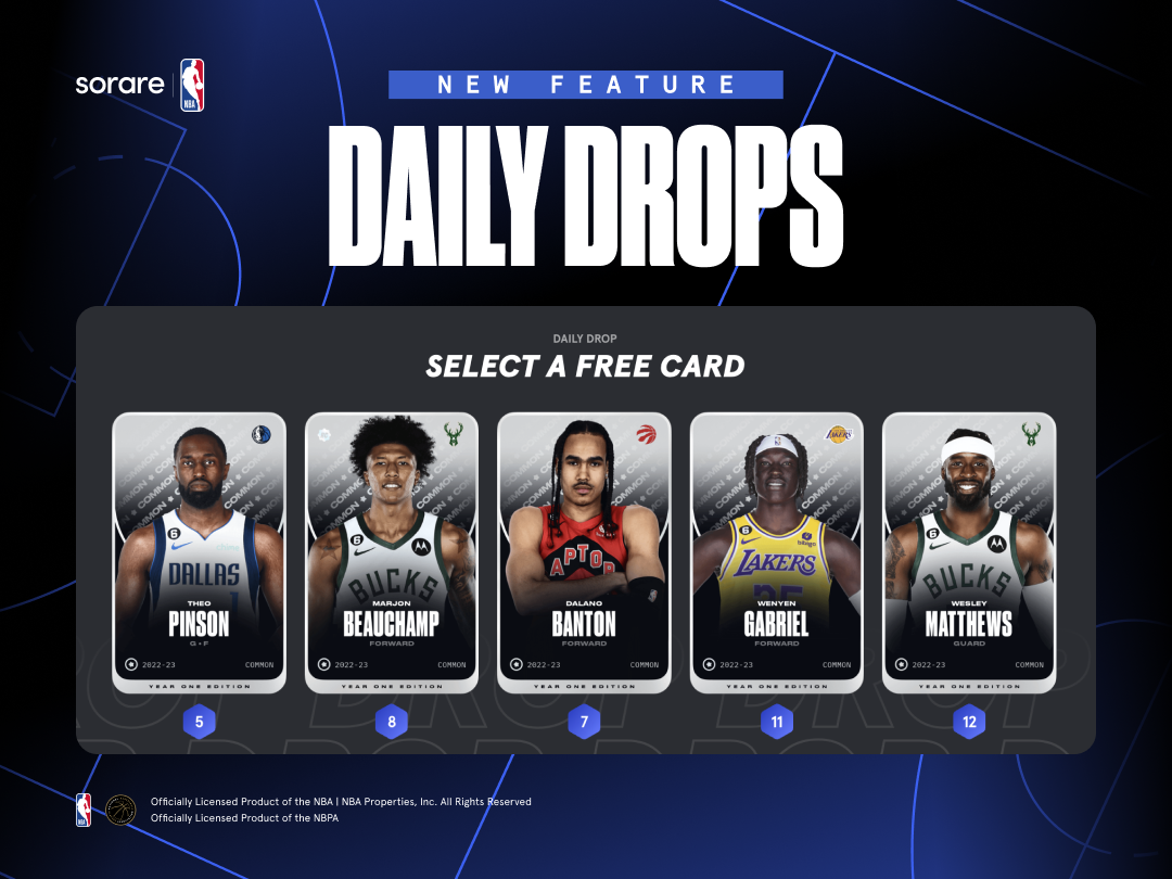 Sorare NBA Daily Drop