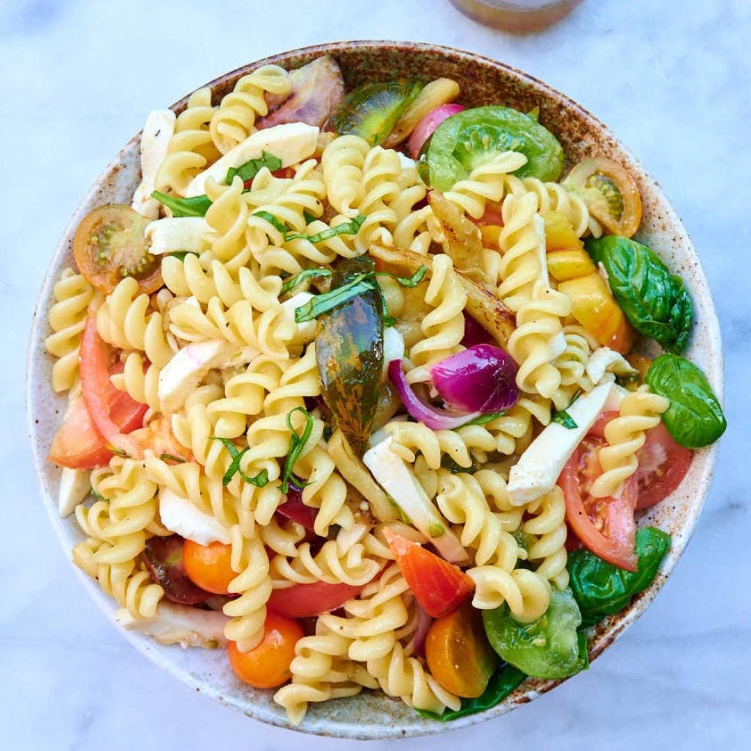 Yummy Fusilli Pasta Salad. Introduction to Fusilli Pasta Salad by