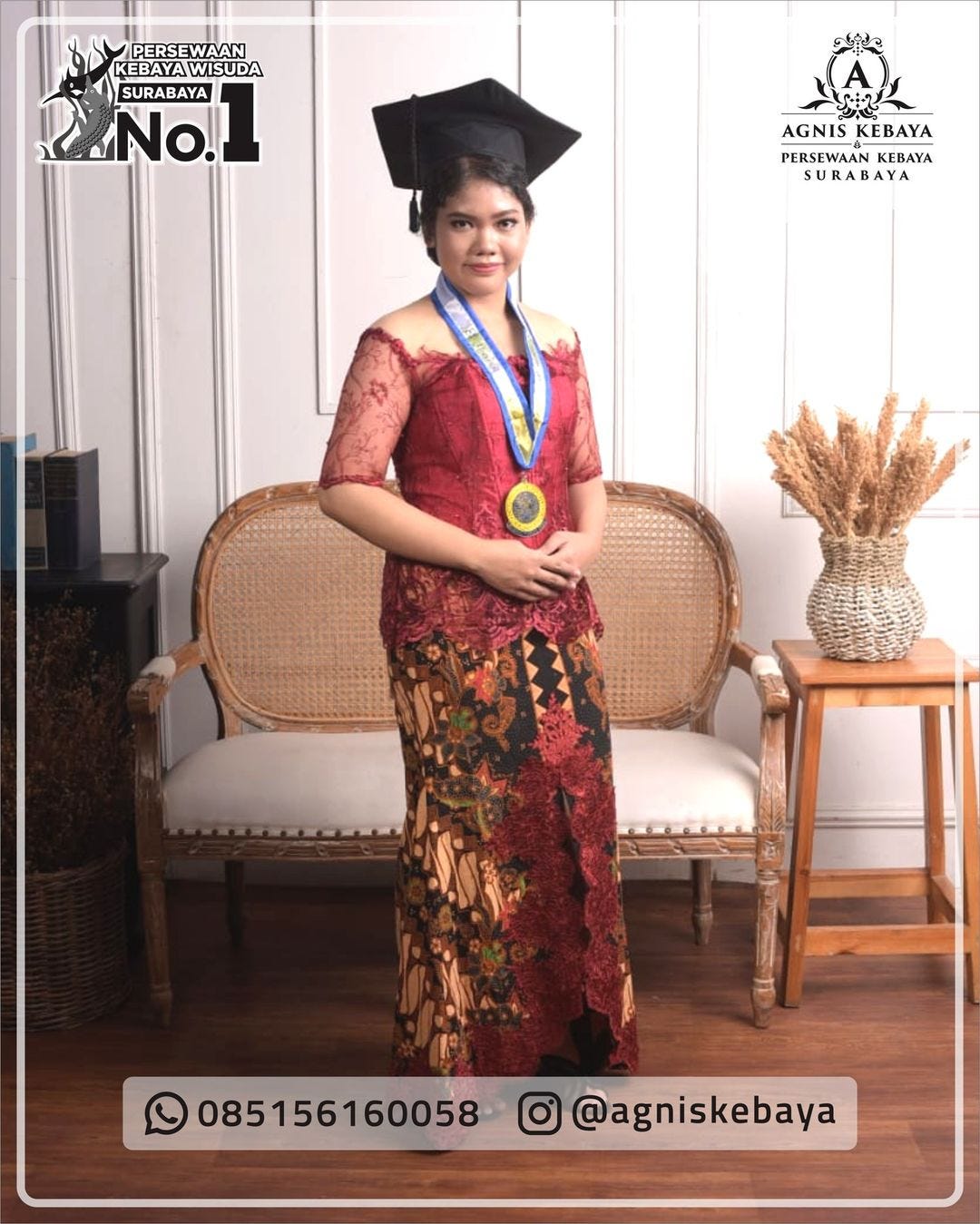 SEWA KEBAYA SURABAYA MURAH Agnis Kebaya, Tempat Persewaan Kebaya