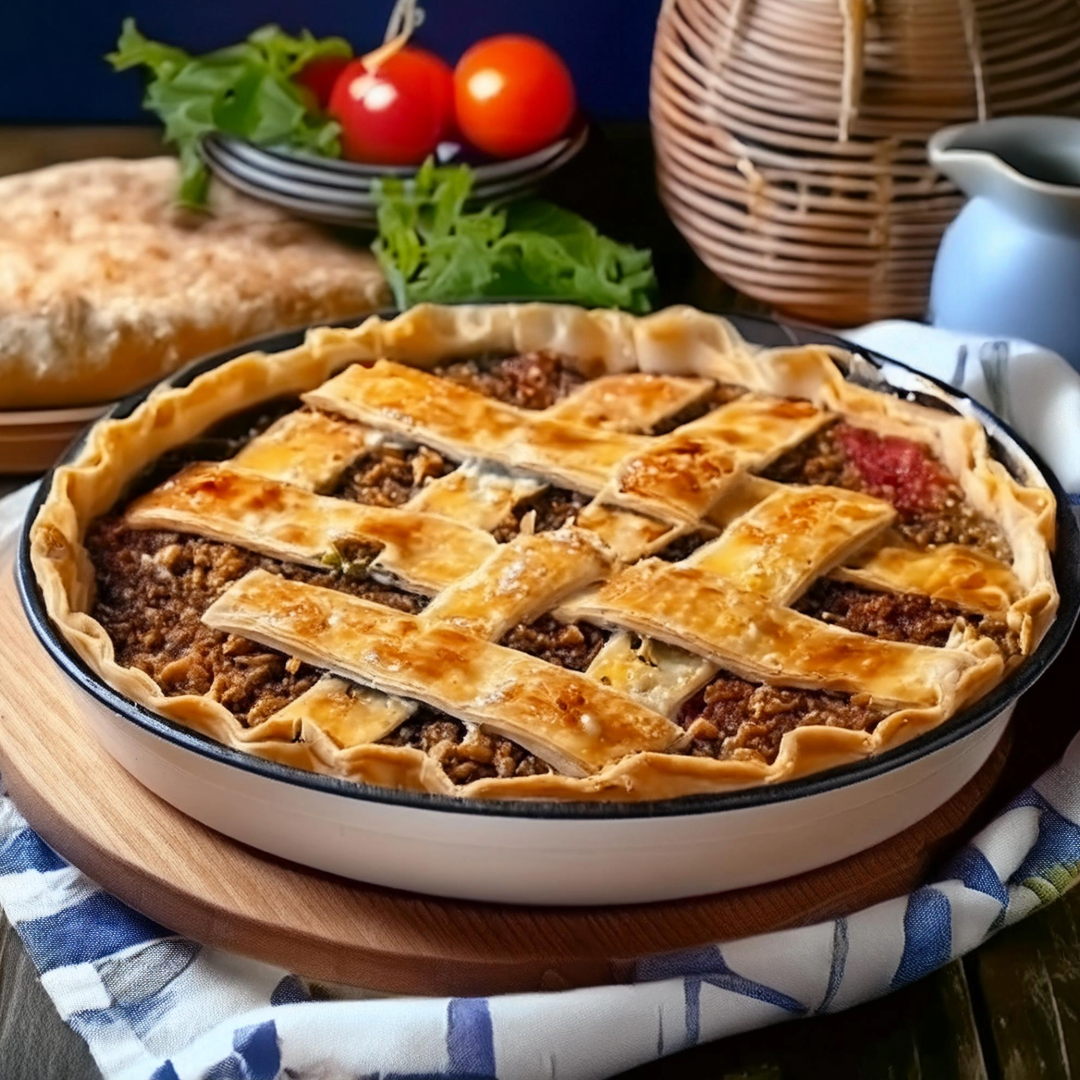 Greek Meat Pie (Kreatopita) Recipe | by iSpyChef | Jun, 2024 | Medium