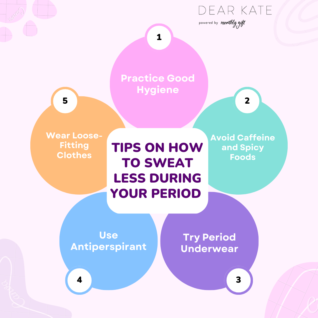 How can I sweat less on my period? by Dear Kate Medium