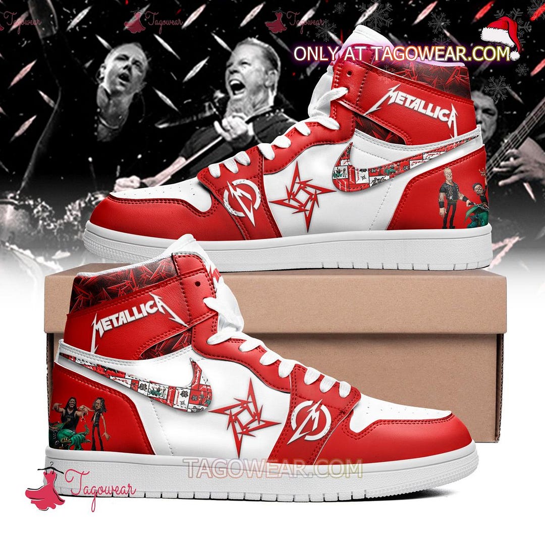 Metallica x Air Jordan Collaboration Sneaker Shoes | by Tagowear store ...
