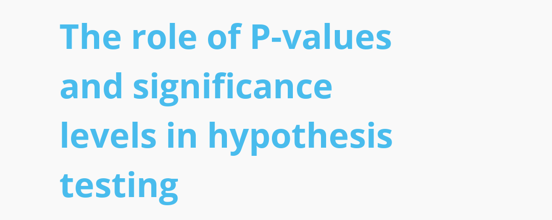 Are P-values and significance levels reliable indicators of statistical ...