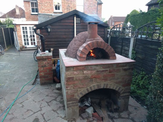 How to build a wood fired clay pizza oven, by Marc Curtis