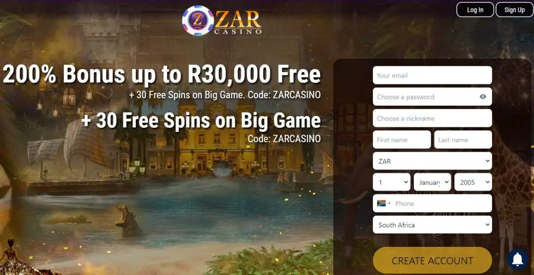 Zar Bet Online Casino
