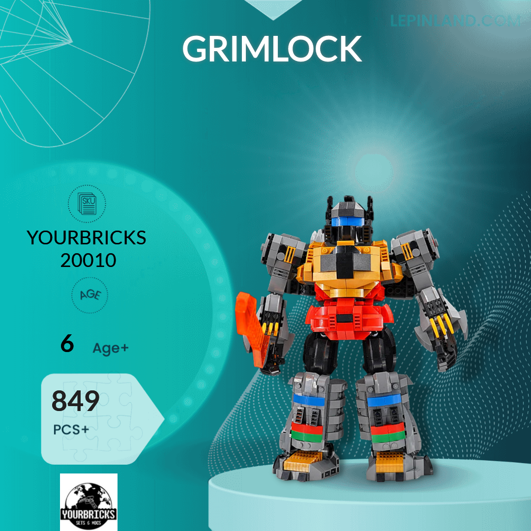 Creator Expert YOURBRICKS 20010 Grimlock by Lepin Land Merchandise