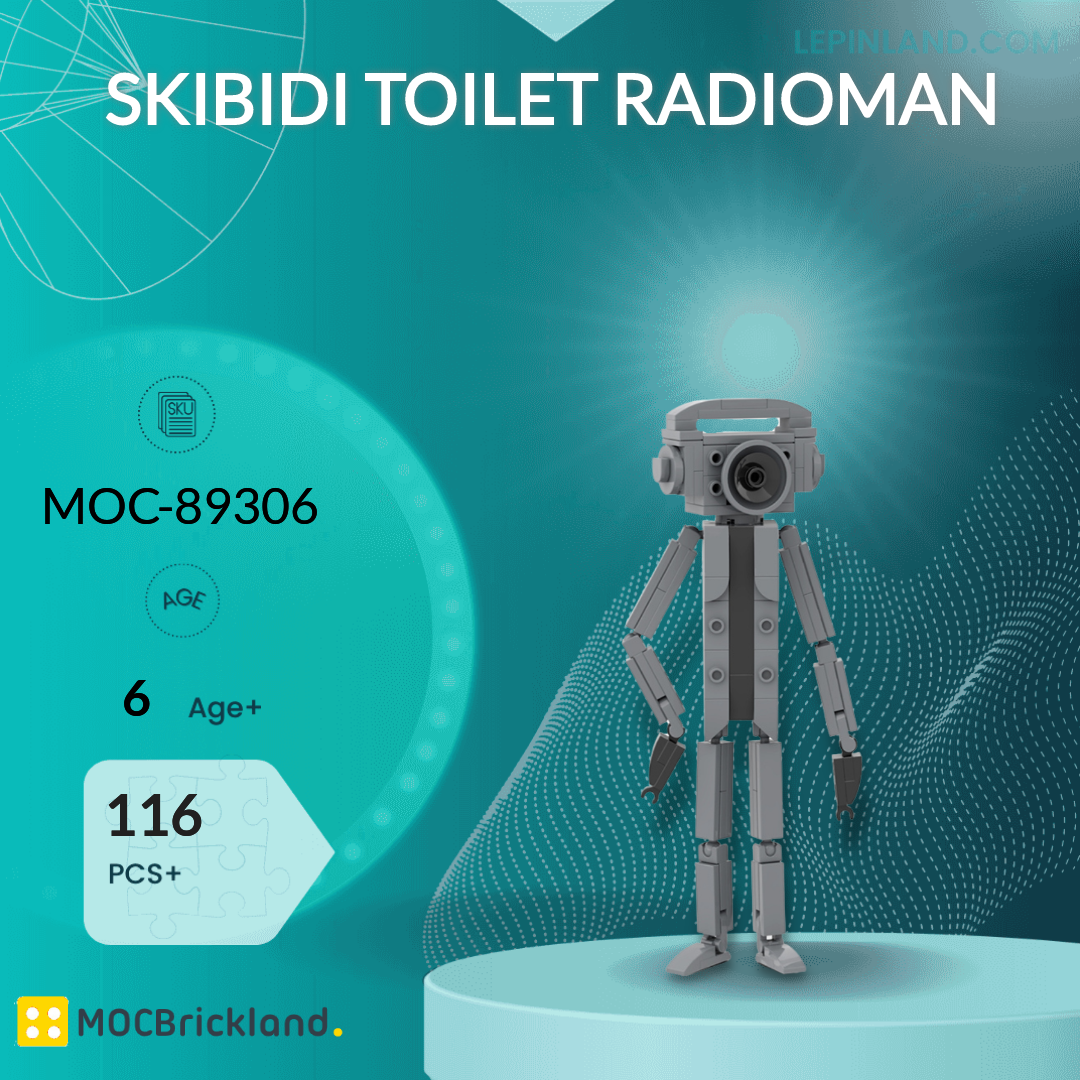 Skibidi Toilet G-Man Toilet MOCBRICKLAND 89301 Movies and Games with 196  Pieces - MOC Brick Land