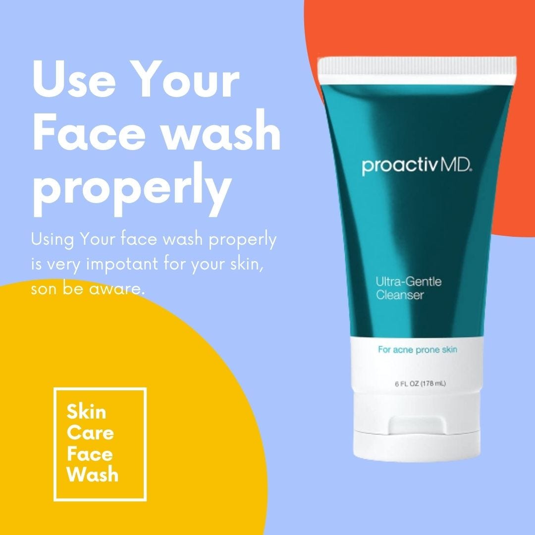 HOW TO USE FACE WASH PROPERLY by Md Faruk Miah Medium