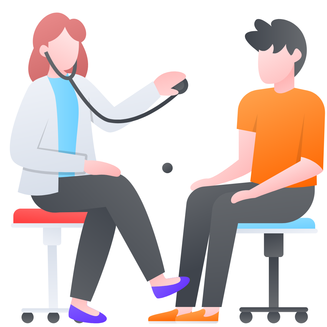 AI algorithm analyzing medical data for early disease detection