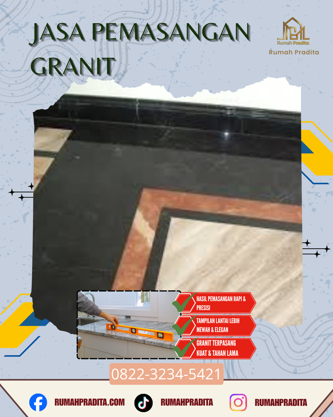 Jasa Pemasangan Granit & Jasa Renovasi Rumah