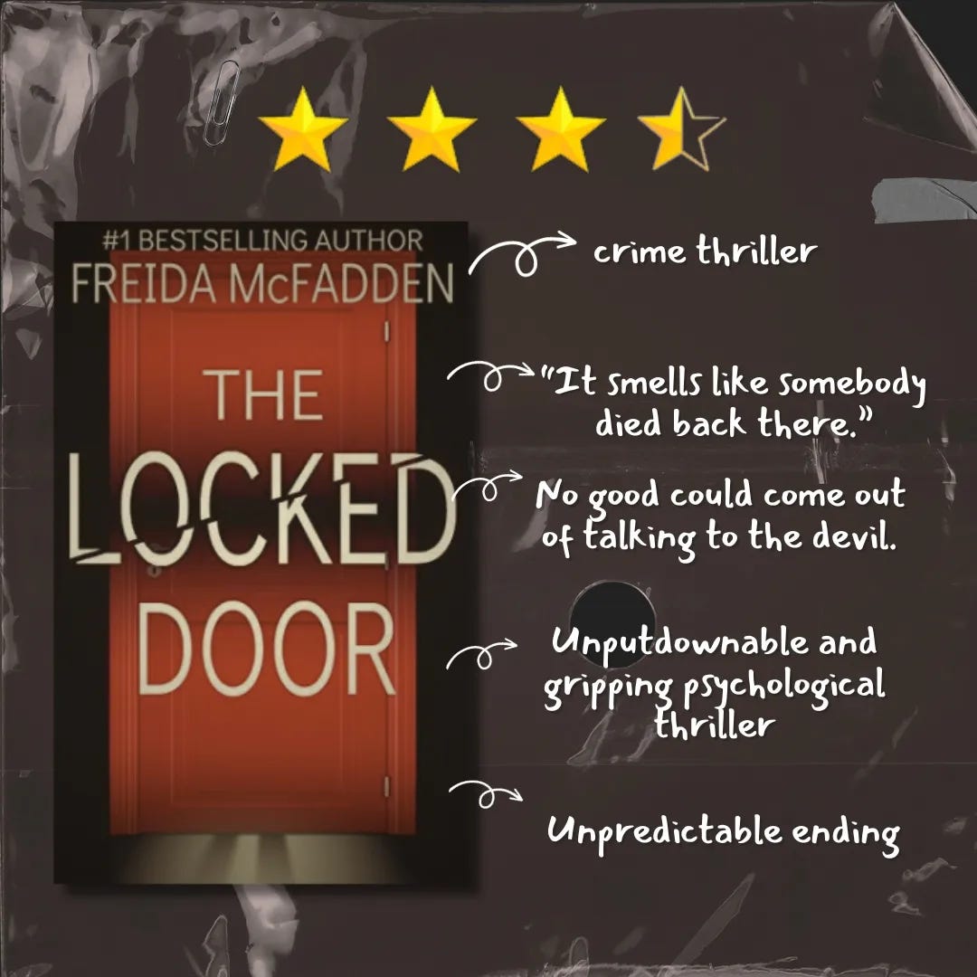 The Locked Door By Freida McFadden Audiobook