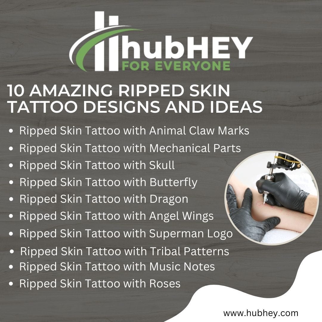 10 Amazing Ripped Skin Tattoo Designs and Ideas ? | by Kuhu Jakhmola |  Medium