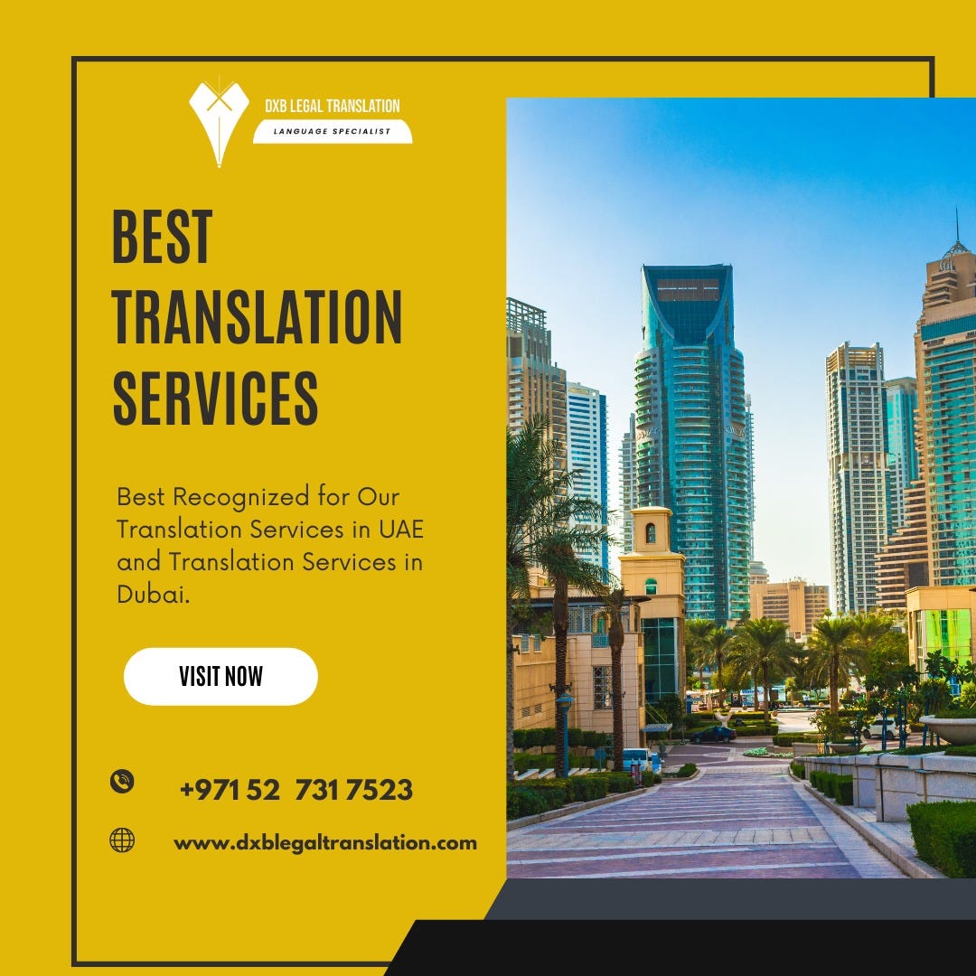 Best Certified Translation Services DXB Legal Translation Medium