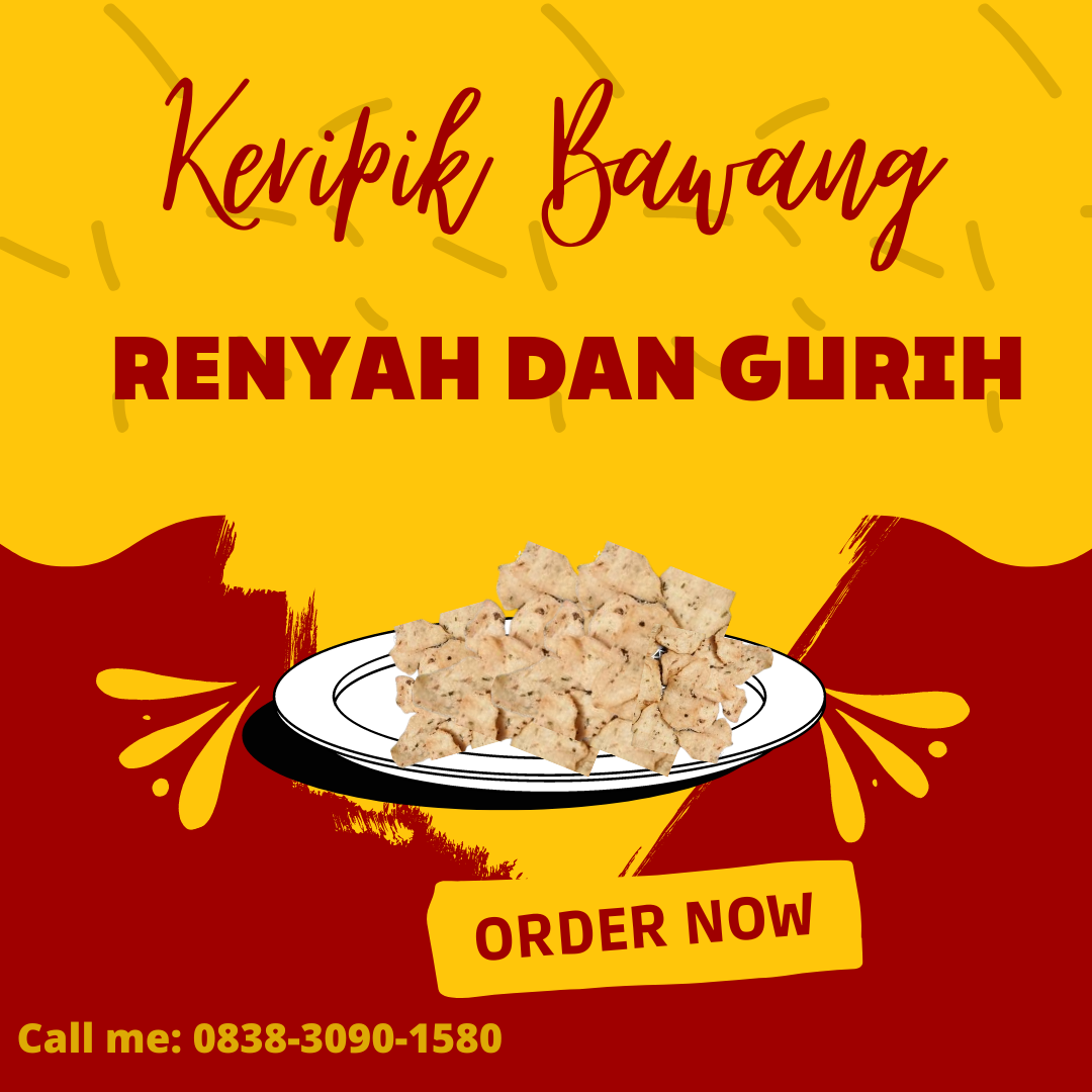 MANTAP, Call Me: 0838–3090–1580, Jual keripik bawang