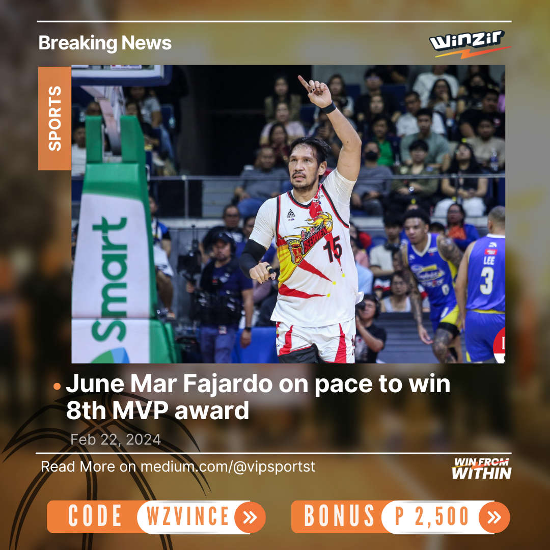 June Mar Fajardo Leads PBA MVP Race at Midseason Mark by Vip Sports